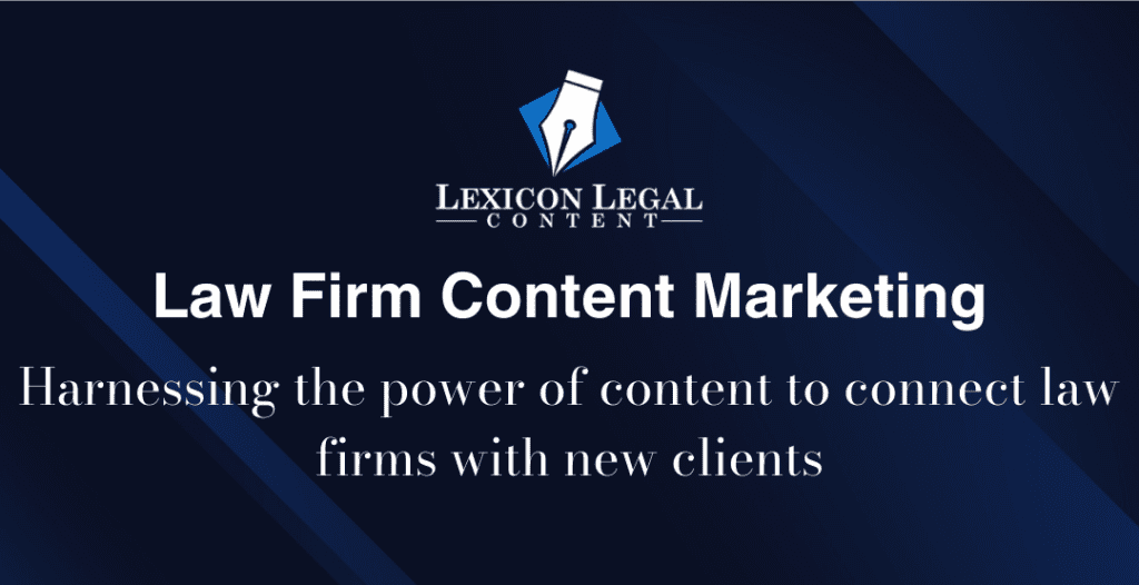 Content marketing for law firms